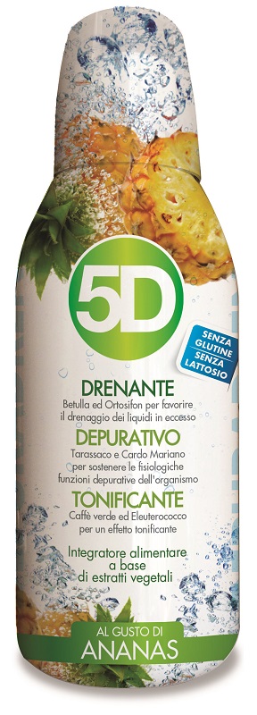 5D SLEEVERATO ANANAS 500 ML - Farmacia Puddu Baire S.r.l.