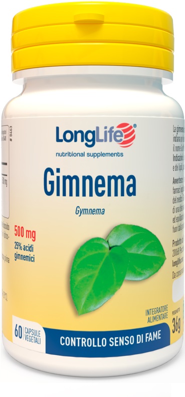 LONGLIFE GIMNEMA 60 CAPSULE VEGETALI - Farmacia Puddu Baire S.r.l.