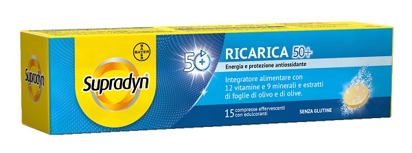 SUPRADYN RICARICA 50+ 15 COMPRESSE EFFERVESCENTI - Farmacia Puddu Baire S.r.l.