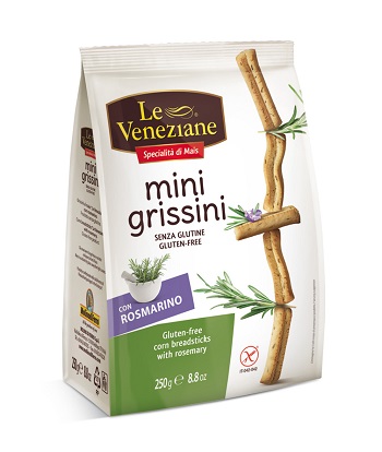 LE VENEZIANE MINI GRISSINI ROSMARINO 250 G - Farmacia Puddu Baire S.r.l.