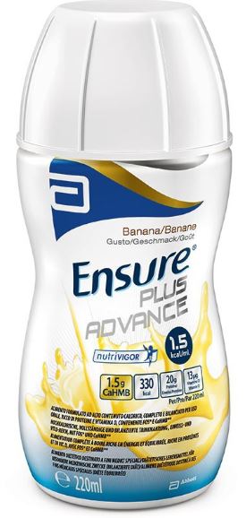ENSURE PLUS ADVANCE BANANA 4 BOTTIGLIE DA 220 ML - Farmacia Puddu Baire S.r.l.