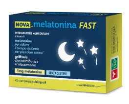NOVA MELATONINA FAST 45 COMPRESSE 1MG DI MELATONINA - Farmacia Puddu Baire S.r.l.
