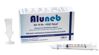 ALUNEB KIT SOLUZIONE ISOTONICA 15 FLACONCINI DA 4 ML + MAD NASAL ATOMIZZATORE - Farmacia Puddu Baire S.r.l.