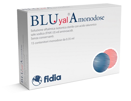 BLU YAL A MONODOSE GOCCE OCULARI 15 FLACONCINI 0,35 ML - Farmacia Puddu Baire S.r.l.