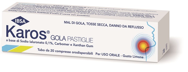 KAROS GOLA 20 PASTIGLIE ORODISPERSIBILI - Farmacia Puddu Baire S.r.l.