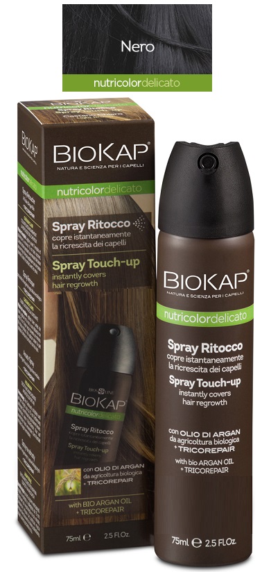 BIOS LINE BIOKAP NUTRICDEL SPRAY RITOCCO NERO 75 ML - Farmacia Puddu Baire S.r.l.