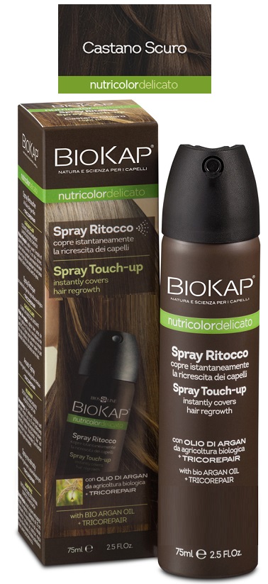 BIOS LINE BIOKAP NUTRIDEL SPRAY RITOCCO CASTANO SCURO 75 ML - Farmacia Puddu Baire S.r.l.