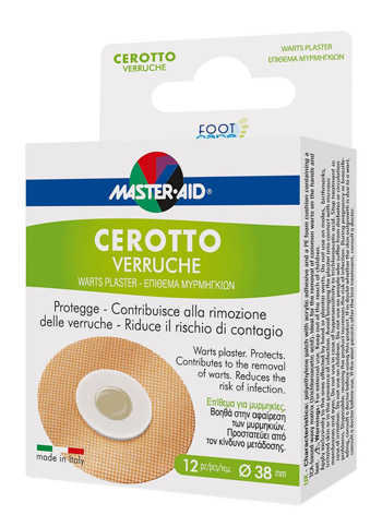 CEROTTO VERRUCHE MASTER-AID FOOTCARE 38 MM 12 PEZZI E3 - Farmacia Puddu Baire S.r.l.