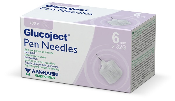 AGO PER PENNA DA INSULINA GLUCOJECT 6 MM GAUGE 32 100 PEZZI - Farmacia Puddu Baire S.r.l.