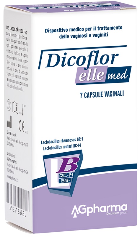 DICOFLOR ELLE MED 7 CAPSULE VAGINALI - Farmacia Puddu Baire S.r.l.