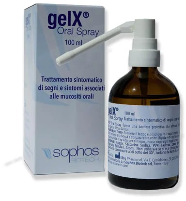 GEL SPRAY ORALE PER TRATTAMENTO SINTOMATICO SEGNI E SINTOMI ASSOCIATI ALLE MUCOSITI ORALI - Farmacia Puddu Baire S.r.l.