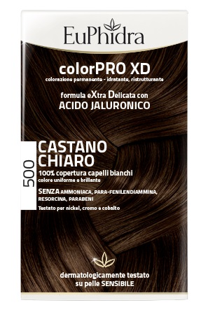 EUPHIDRA COLORPRO XD 500 CAST CHIARO GEL COLORANTE CAPELLI IN FLACONE + ATTIVANTE + BALSAMO + GUANTI - Farmacia Puddu Baire S.r.l.