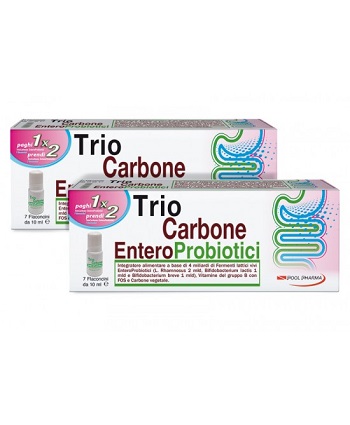 TRIOCARBONE ENTEROPROBIOTICI 7 FLACONCINI X 10 ML - Farmacia Puddu Baire S.r.l.