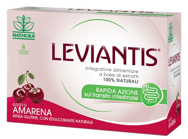 LEVIANTIS SENZA GLUTINE GUSTO AMARENA 8 DOSI / 16 BUSTE - Farmacia Puddu Baire S.r.l.