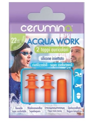 CERUMINA ACQUA WORK 2 PEZZI - Farmacia Puddu Baire S.r.l.