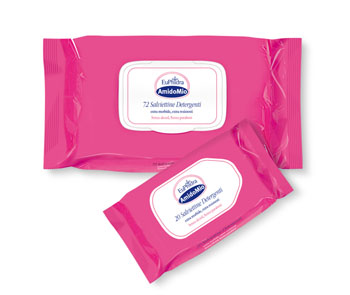 EUPHIDRA AMIDOMIO SALVIETTE 20 PEZZI - Farmacia Puddu Baire S.r.l.