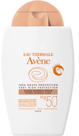 EAU THERMALE AVENE SOLARE FLUIDO MINERALE 50+ COLORATO 40 ML - Farmacia Puddu Baire S.r.l.