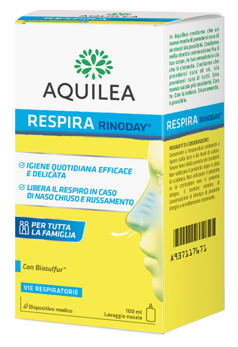 AQUILEA RESPIRA RINODAY 100 ML - Farmacia Puddu Baire S.r.l.