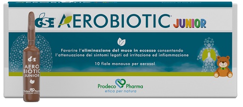 GSE AEROBIOTIC JUNIOR 10FLACONCINI DA 50ML - Farmacia Puddu Baire S.r.l.