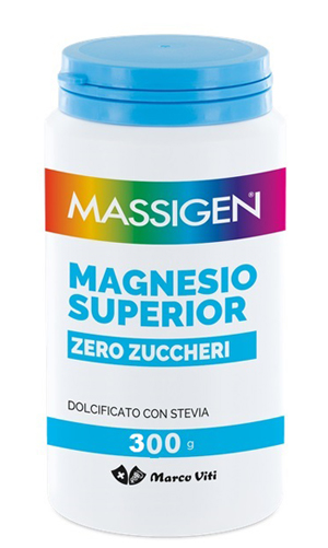 MASSIGEN MAGNESIO SUPERIOR ZERO ZUCCHERI 300 G - Farmacia Puddu Baire S.r.l.
