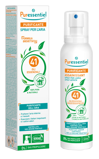 PURESSENTIEL PURIFICANTE SPRAY 41 OLI ESSENZIALI 200 ML - Farmacia Puddu Baire S.r.l.