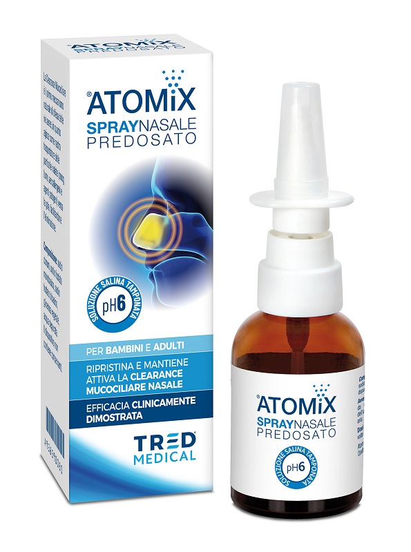 ATOMIX SOLUZIONE SALINA IPERTONICA SPRAY NASALE 30 ML - Farmacia Puddu Baire S.r.l.