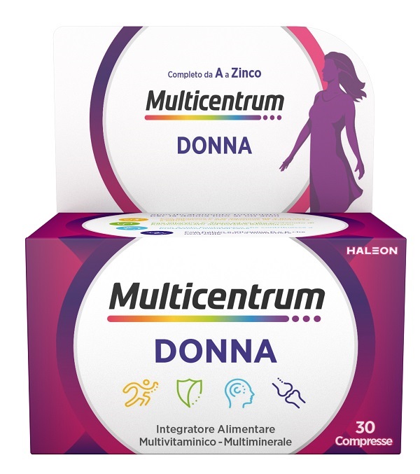 MULTICENTRUM DONNA 30 COMPRESSE - Farmacia Puddu Baire S.r.l.
