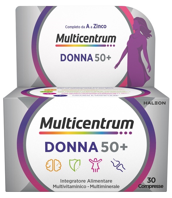 MULTICENTRUM DONNA 50+ 30 COMPRESSE - Farmacia Puddu Baire S.r.l.