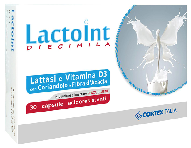 LACTOINT DIECIMILA 30 CAPSULE ACIDORESISTENTI SENZA GLUTINE - Farmacia Puddu Baire S.r.l.