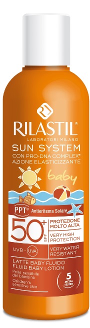 RILASTIL SUN SYSTEM PPT 50+ BABY FLUIDO 50 ML - Farmacia Puddu Baire S.r.l.