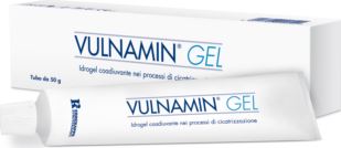 VULNAMIN MEDICAZIONE INTERATTIVA IN GEL A BASE DI AMINOACIDICOSTITUTIVI DEL COLLAGENE E SODIO JALURONATO TUBO 50 G - Farmacia Puddu Baire S.r.l.