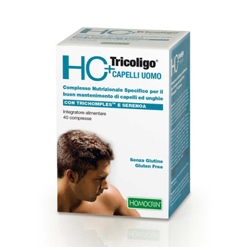 HC+ TRICOLIGO UOMO 40 COMPRESSE - Farmacia Puddu Baire S.r.l.