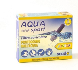 FILTRO AURICOLARE JUNIOR EARPLUG SCUDO AQUASPORT 2 PEZZI - Farmacia Puddu Baire S.r.l.