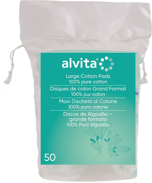 ALVITA MAXI DISCHETTI COTONE 50 PEZZI - Farmacia Puddu Baire S.r.l.