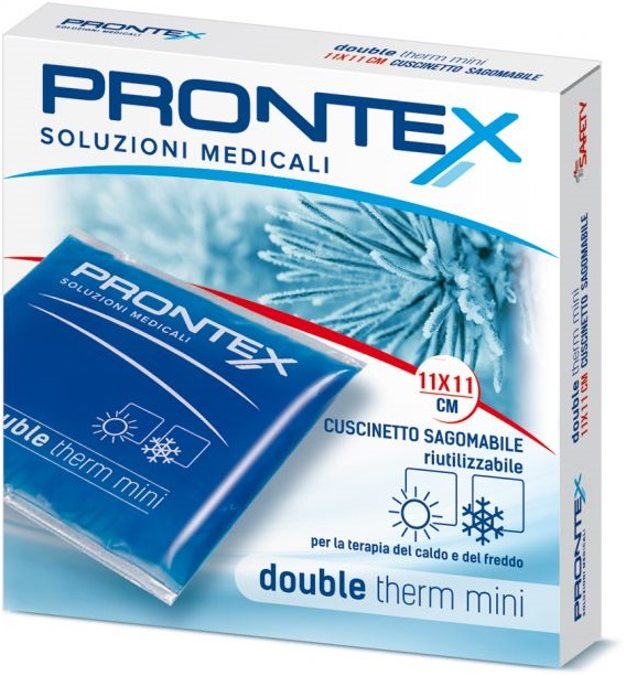 PRONTEX CUSCINETTO IN GEL RIUTILIZZABILE DOUBLE THERM 11X11CM - Farmacia Puddu Baire S.r.l.
