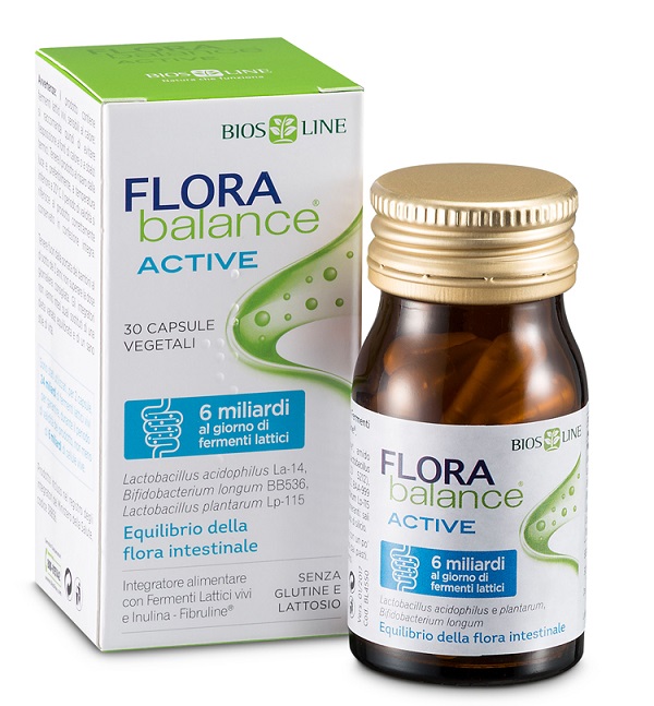 BIOSLINE FLORABALANCE ACTIVE 30 CAPSULE VEGETALI - Farmacia Puddu Baire S.r.l.