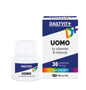 MASSIGEN UOMO MULTIVITAMINICO E MULTIMINERALE 30 COMPRESSE RIVESTITE - Farmacia Puddu Baire S.r.l.