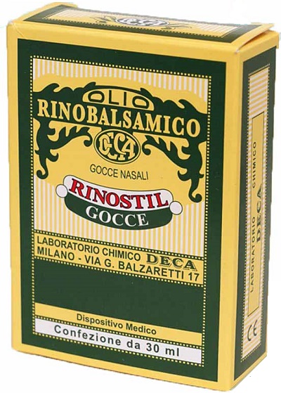 RINOSTIL GOCCE NASALI FLACONE 30ML OLIO RINOBALSAMICO PER LAPROTEZIONE DELLA MUCOSA NASALE E LA PULIZIA DELLE FOSSE NASALI - Farmacia Puddu Baire S.r.l.