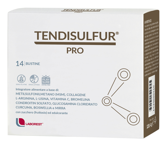 TENDISULFUR PRO 14 BUSTINE DA 8,6G - Farmacia Puddu Baire S.r.l.