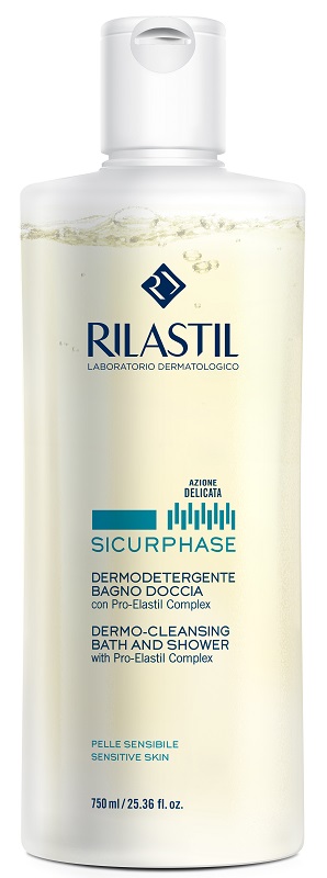 RILASTIL SICURPHASE DERMODETERGENTE BAGNO DOCCIA 750 ML - Farmacia Puddu Baire S.r.l.