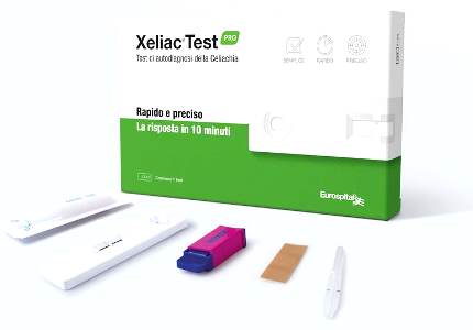 XELIAC TEST PRO DETERMINAZIONE ANTICORPI IGA E IGG ASSOCIATI ALLA MALATTIA CELIACA 1 PEZZO - Farmacia Puddu Baire S.r.l.