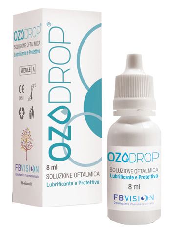 OZODROP LIPOZONEYE SOLUZIONE OFTALMICA BASE DI OLIO OZONIZZATO IN FOSFOLIPIDI 8 ML - Farmacia Puddu Baire S.r.l.