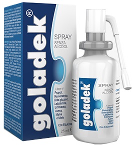 GOLADEK SPRAY NO ALCOOL 25 ML - Farmacia Puddu Baire S.r.l.