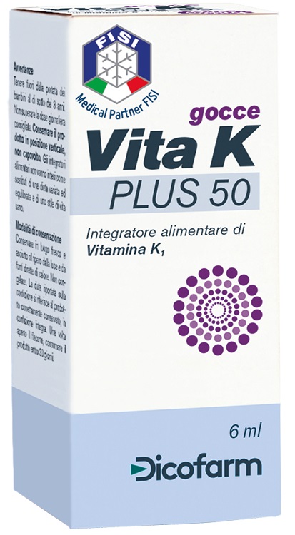 VITA K PLUS 50 GOCCE 6 ML - Farmacia Puddu Baire S.r.l.