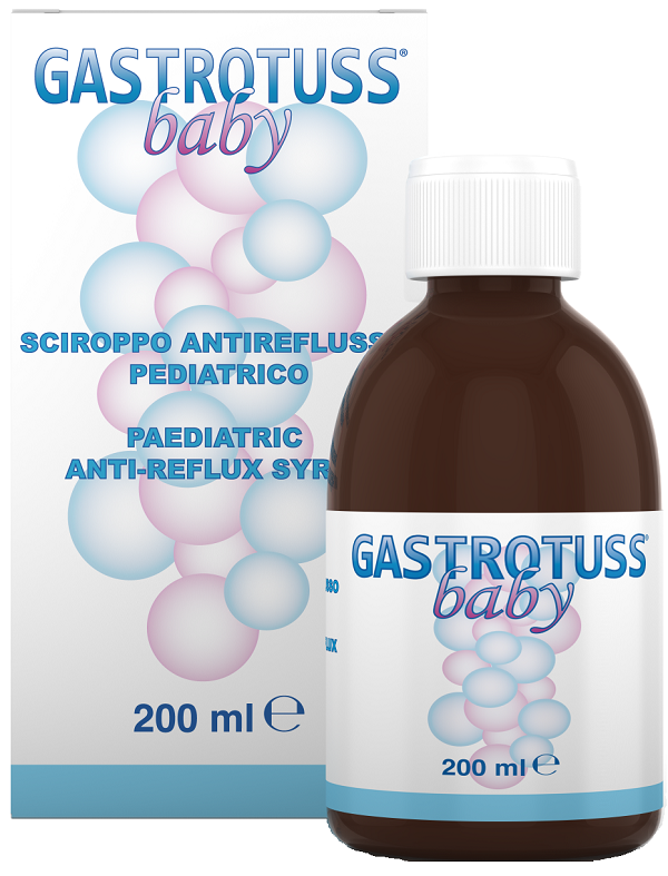 BABY SCIROPPO ANTIREFLUSSO GASTROTUSS 200 ML - Farmacia Puddu Baire S.r.l.