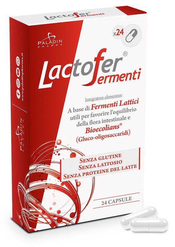 LACTOFER FERMENTI 24 CAPSULE - Farmacia Puddu Baire S.r.l.