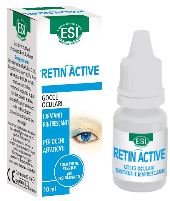 ESI RETIN ACTIVE MIRTILLO GOCCE OCULARI 1 FLACONE 10 ML - Farmacia Puddu Baire S.r.l.