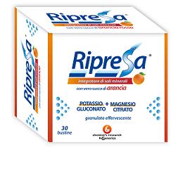 RIPRESA 30BUST 10G INTEGRATORE ALIMENTARE DI MAGNESIO E POTASSIO BUSTINE EFFERVESCENTI UTILE NEGLI STATI DI STANCHEZZA - Farmacia Puddu Baire S.r.l.