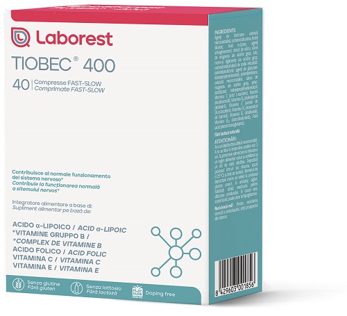 TIOBEC 400 40 COMPRESSE FAST-SLOW DA 1,28 G - Farmacia Puddu Baire S.r.l.