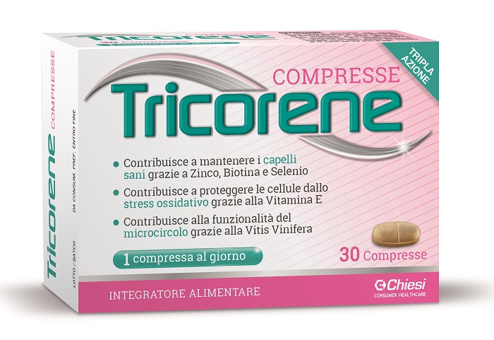 TRICORENE 30 COMPRESSE - Farmacia Puddu Baire S.r.l.